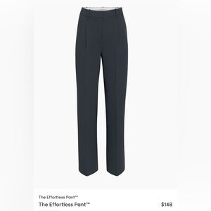 Aritzia Effortless Pant in Dark Night Navy Size 8